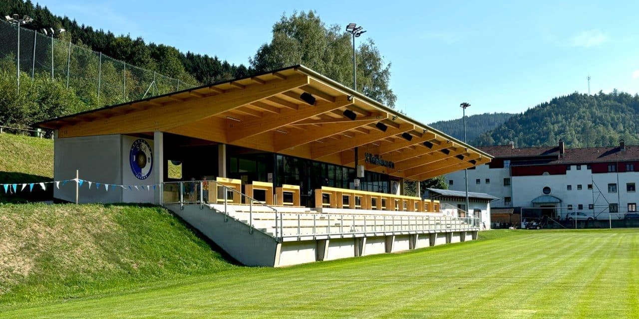 Moderner Neubau für Aspanger Fußballfans